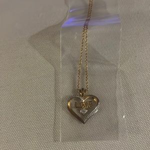 Necklace with love charm